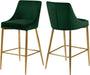 Karina Green Velvet Stool image