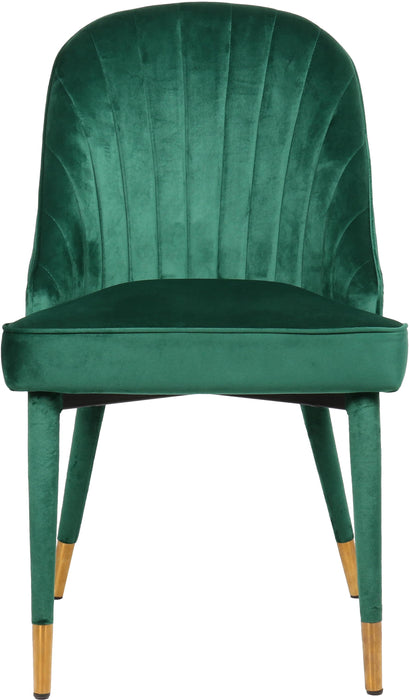 Belle Green Velvet Dining Chair