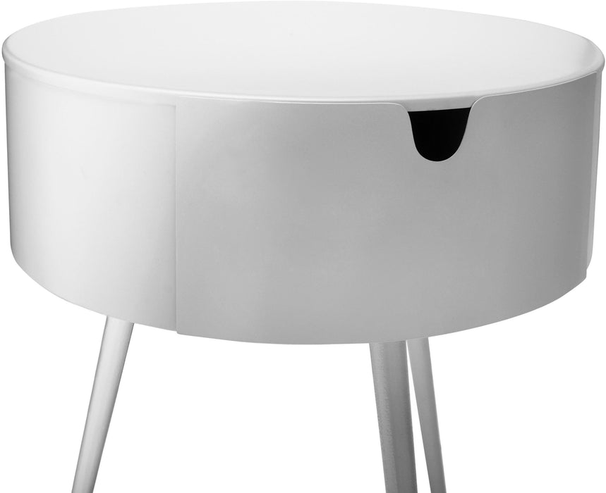 Bali White Night Stand