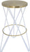 Mercury White / Gold Bar Stool image