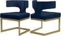 Alexandra Navy Velvet Dining Chair image