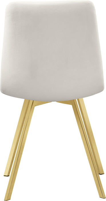 Annie Cream Velvet Dining Chair