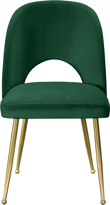 Logan Green Velvet Dining Chair