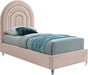 Rainbow Pink Velvet Twin Bed image