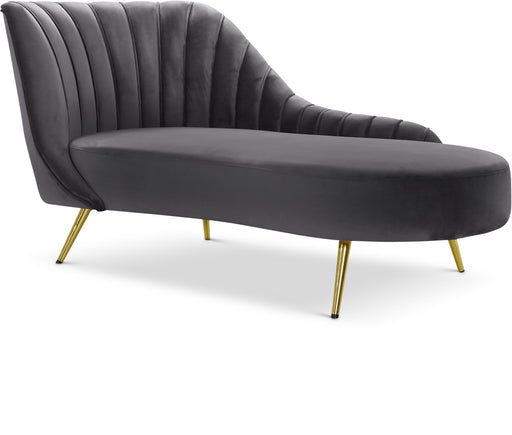 Margo Grey Velvet Chaise image