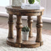 Mika Antique Oak End Table image